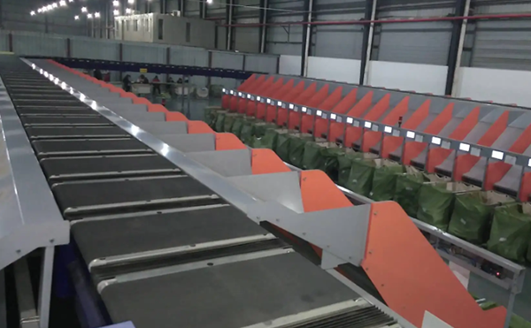 DWS物流设备,扫码称重量方一体机,快递包裹分拣机